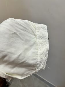 Elegant White Chikankari Kurta with Dupatta