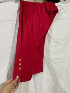 Red Kurta Set