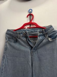 Light Wash Wide Leg Jeans