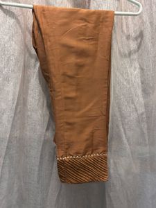 all about you - Rust Brown Kurta Set with Pants