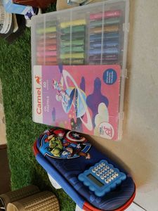Camel Oil Pastels Set With 3D marvel Pouch
