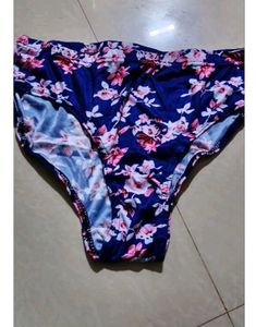 Blue Floral Briefs