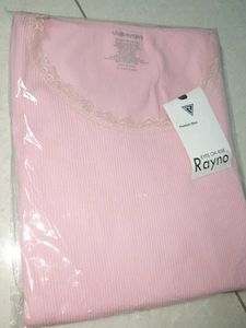Vintage Rayno Pink Ribbed Top