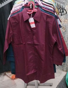 Burgundy Shirt