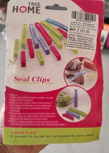 Colorful Food Bag Seal Clips