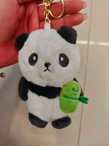 Cute Panda Plush Keychain