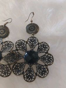 Bohemian Statement Flower Earrings