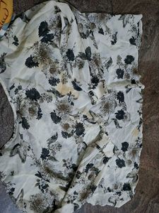 Floral Print Flowy tunic Top