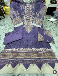 Elegant Pakistani 🟣Purple kurta set