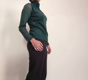 Elegant Sheer Sleeve Top