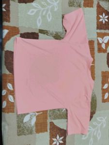 Cute Bear Graphic Pink T-Shirt