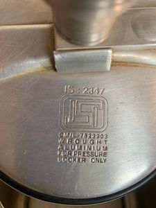 3 Litre Heavy Weight Aluminium Pressure Cookers