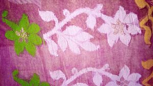 Brand New Cutwork Jamdani with Running Blouse