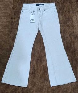 Nix White Flare Jeans