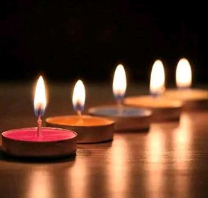 40 colourful Candles for decorate Home