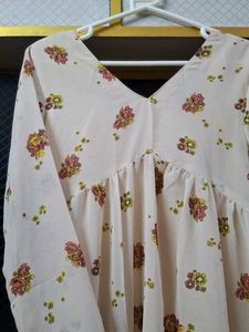 Flowy Floral anarkali dress