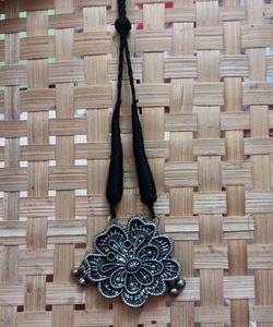 Bohemian Floral Pendant Necklace