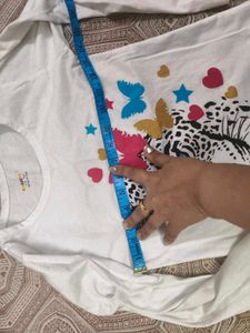 Cute Leopard Print T-Shirt for 8-9; years girl