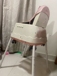 Pink Baby High Chair