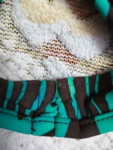 Zebra Print Padded Bikini Top