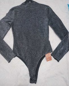Sparkling Glitter Long Sleeve Bodysuit