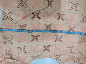 Peach kurti with unique print
