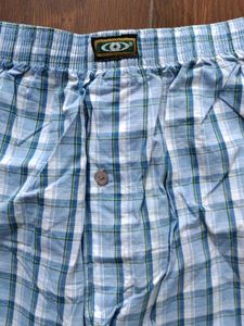 Men's Plaid Boxer Shorts XL