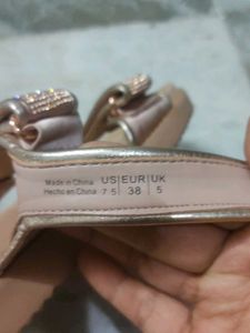 ALDO Sparkly Gold Sandals