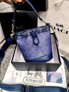 COACH* *MINI BUCKET BAG IN SIGNATURE CANVAS*