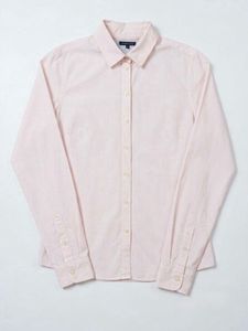 Pink Striped Oversized Shirt