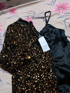 Sparkly Black Party Dress