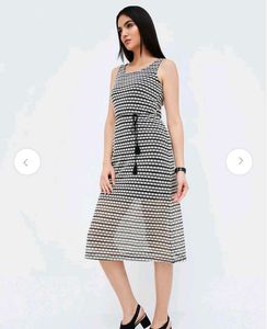 Code by Lifestyle Floral Printed Semi Sheer Dress