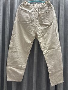 ZARA Cream Paperbag Waist Pants