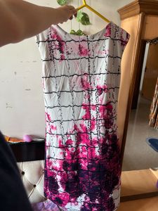 Stylish Printed Sleeveless Dress