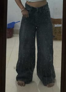 Trendy Wide Leg Denim Jeans✨