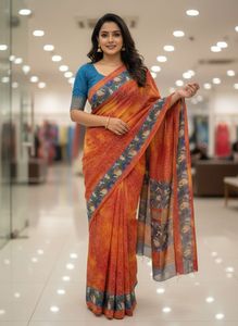 Vibrant and Intricate Pattern Saree