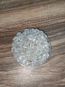 Clear Faceted Beads