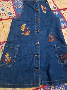 Denim Overall Dress