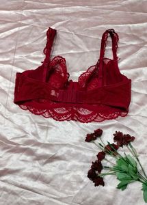 Lace Red Bra