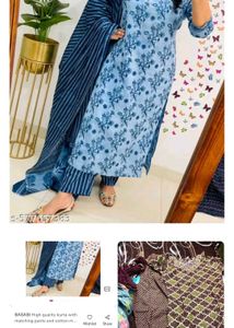 2 Cotton Kurta Set with Pants