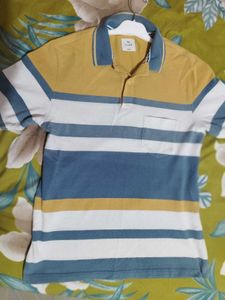Men's Striped Polo Shirt