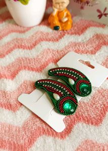 Handmade Beaded Hair Clips
