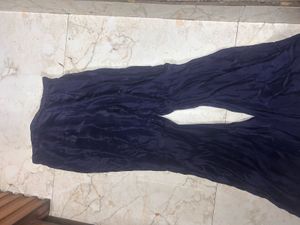 beautiful. blue zari work plazo suit