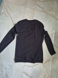 Men's Stylish Long Sleeve Black T-Shirt