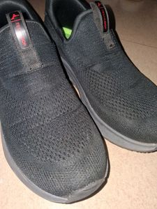 Men's Black Slip-On Casual Shoes