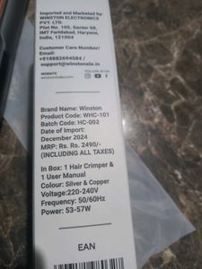 Winston Hair Crimper