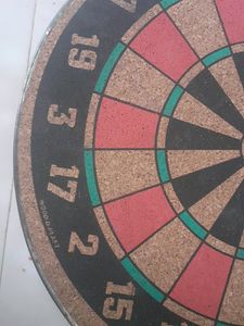 Dart Game -wooden Two Sided Dart Board. Without Darts