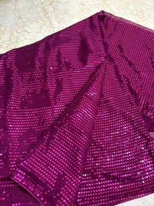 Elegant Purple Sequin Saree..