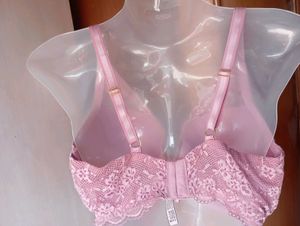 Lace Padded Bra - Pink