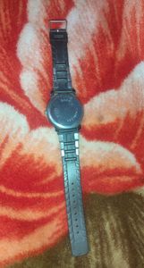 Black Strap watch